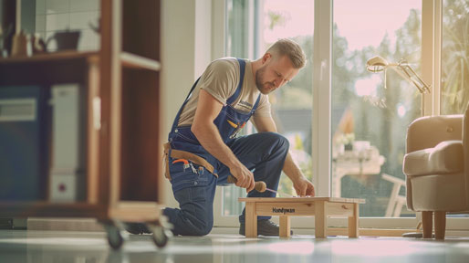 Assembly of shelves - photo