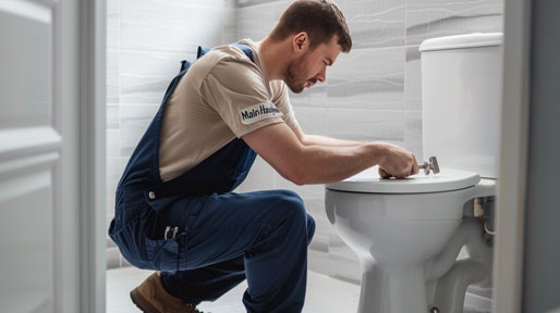 Toilet installation - photo